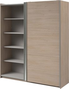 Гардероб Lynch plus с плъзгащи врати-Дърво - Дължина: 180 см