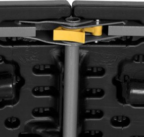 Сгъваема маса за кетъринг 240 см - черна