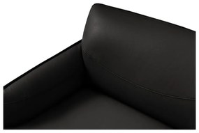 Диван от черна кожа , 235 x 90 cm Neso - Windsor &amp; Co Sofas