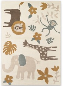 Кремав детски килим 160x235 cm Animal Safari – Hanse Home