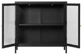 Черна метална витрина 80x80 cm Dalby – House Nordic