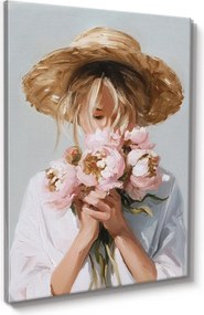 Картина с ръчно изрисувани елементи 70x100 cm Estelle – Styler