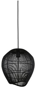 Черна лампа за таван ø 28 cm Yumi - Light &amp; Living