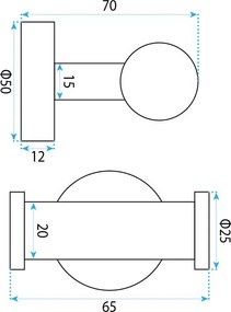 Двойна закачалка 6612 Modern Titan
