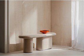 Бежова вълнена подплатена пейка Rull – noo.ma