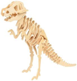 Дървен 3D пъзел динозавър Тиранозавър - Rex London