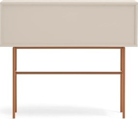 Конзолна маса в светлосиво-тухлен цвят 35x110 cm Nube - Teulat