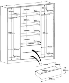 Гардероб 4-doors Canada