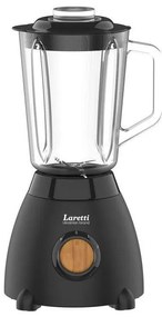 Блендер Laretti LR-FP7325, 500W, 1.5 л, Ножове от неръждаема стомана, 2 скорости + импулс, Заключващ механизъм, Черен