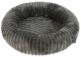 Тъмносиво легло за домашни любимци ø 40 cm Dog Fantasy Stripe – Plaček Pet Products