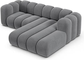 Светлосив ъглов диван (десен ъгъл) Lupine – Micadoni Home