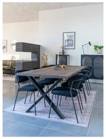 Трапезна маса с дъбова дървена плоскост 95x240 cm Toulon – House Nordic