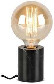 Черна настолна лампа с мраморна основа Athens - it's about RoMi