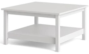 Бяла масичка за кафе 81x81 cm Madrid - Tvilum