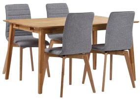 Маса за хранене от естествен дъб , 140 x 90 cm Filippa - Rowico