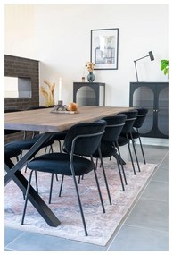 Трапезна маса с дъбова дървена плоскост 95x240 cm Toulon – House Nordic