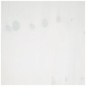 Бяла библиотека от масивен бор 74x223x37 cm Anita – Støraa