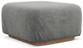 Сива модулна табуретка от букле Ailani – Makamii