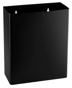 Dayco Кош за отпадъци, отворен, метален, 36 х 16 х 44 cm, 23 L, черен