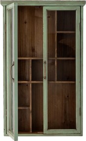 Зелена витрина от масивна ела 13,5x80 cm Hazem – Bloomingville