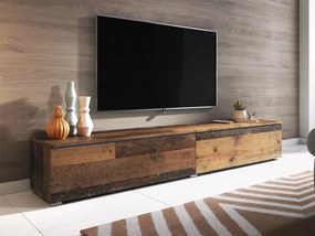 Тапицирано легло  Lowboard D 180-Сиво - бяло