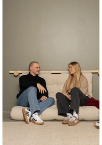 Ленен разтегателен диван в естествен цвят 135 cm Hooked – Karup Design