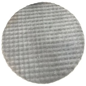 Сив кръгъл килим подходящ за пране ø 120 cm Bubbly – Oyo Concept