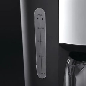 Кафемашина Russell Hobbs 20680-56 Buckingham, 1000 W, 10 чаши, 1.25 l, 24-часов таймер, Противокапкова система, Черен/сребрист