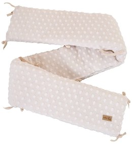 Бежов калъф за матрак за детско легло със смес от памук 170 cm Frosty Almond – Roba