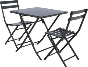 Градинска квадратна маса Hesperide Greensboro,70x70x71 cm - Графит