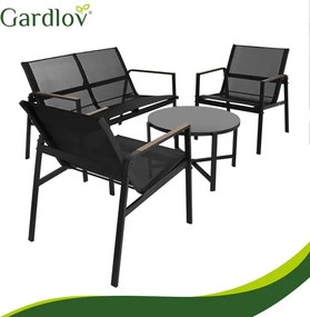 Градинско обзавеждане - балконски комплект маса + диван + 2 фотьойла