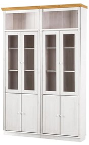 Бяла витрина от масивен бор 148x223 cm Anita – Støraa