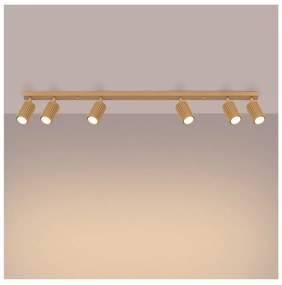 Прожектор в златист цвят 6,5x117 cm Gleam – Sollux