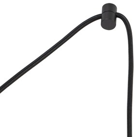 Дизайнерски висящ аплик черен с щепсел - Cavalux