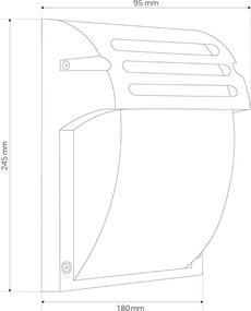 Аплик RSL013-1W Black