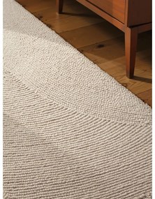 Ръчно изработена вълнена пътека в светло естествен цвят 80x200 cm Eleni Natural White – Hanse Home