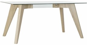 Трапезна маса DKD Home Decor Кристал Дървен MDF 160 x 90 x 75 cm