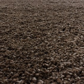 Тъмнокафяв килим 80x150 cm Fluffy – Ayyildiz Carpets