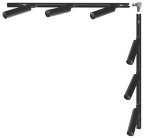 Zuma Line 3577 - Точково осветително тяло за шинна система LULU 6xGU10/35W/230V черно