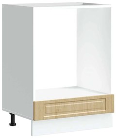 854000 vidaXL Шкаф за фурна, Porto, дъб сонома, инженерно дърво