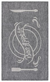 Сиво-бежов килим 92x150 cm Cucina – Hanse Home