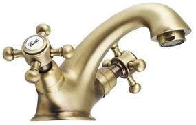 Стояща батерия за мивка в бронзов цвят Antea – Sapho