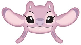 Детска възглавница от флийс 41x32 cm Lilo and Stitch "Angel Pink" – Jerry Fabrics
