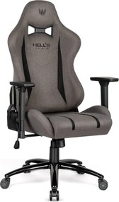 Ергономичен геймърски стол HC-1013 - сиво покритие от висококачествен плат