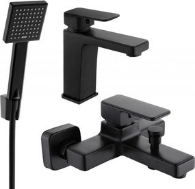 Mexen Cetus R45 комплект за вана, черен - 744303R45-70