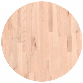 355916 vidaXL Плот за маса Ø60x2,5 см кръгъл масивен бук
