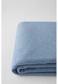 Синьо одеяло със съдържание на памук Basics, 140 x 180 cm Plain - Euromant