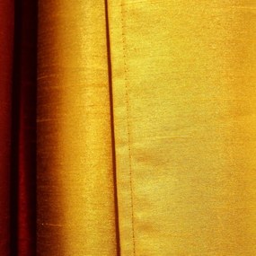 Жълто перде от микросатен 140x240 cm Shana – douceur d'intérieur