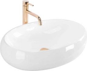 REA-U0656 - Мивка за плот MELANIA 40,5x60 см керамика/лъскаво бяло