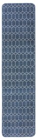 Тъмносиня пътека подходяща за пране 57x230 cm Argyll – Flair Rugs